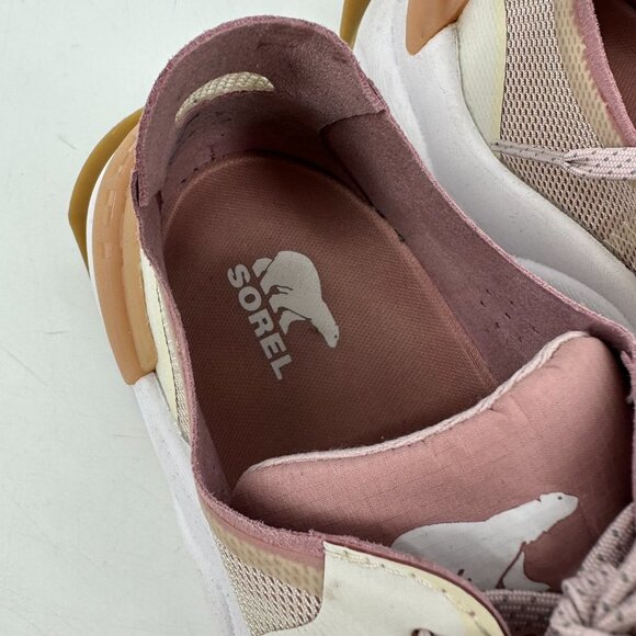 Sorel Women's Kinetic RNEGD Float Shoes Sneaker Chalk Ivory/Eraser Pink Size 8 - Picture 8 of 11
